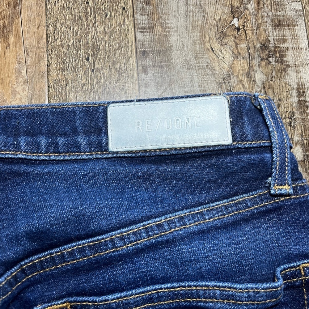REDONE 70’s Ultra High Rise Stove Pipe Straight Leg Jeans in Barely Worn Size 29 - Picture 8 of 8
